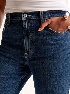Abercrombie High-Rise vintage straight Jeans